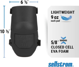 Sellstrom Kneepro Ultra Flex III Kniebeschermers BLACK - nieuw