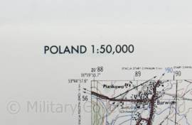 USA Defence mapping agency stafkaart Poland Lubowo M753 2525II - 1 : 50.000 - 74 x 58 cm - origineel