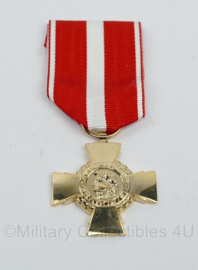 Franse medaille  Croix de la Valeur Militaire - 9 x 4 cm -  origineel