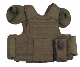 SWAT EN ME assault vest - extra beschermend - groen