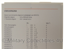 KLU Luchtmacht handboek - Handbook Force Protection Core Skills  ICCS - origineel