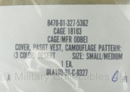 US desert scherfvest cover Pasgt vest - in de verpakking - Small/Medium - origineel