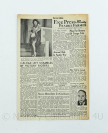 Krant Free Press weekly - 19 May 1945  -  origineel