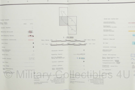 Defensie stafkaart Aruba blad 1 - schaal 1 : 25.000 - 70 x 52,5 cm - origineel