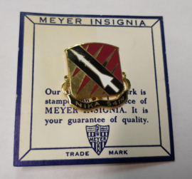 54yj Antiaircraft Artillery Battalion (Missile)  Nika 54th unit crest metaal - 3 x 3 cm - maker Meyer - origineel