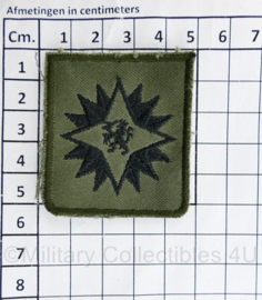 Defensie GVT brevet embleem voor op de borst Hogere Stafbekwaamheid/ Hogere Militaire vorming  - met klittenband - 5,5 x 5 cm - origineel