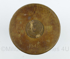 WO2 Britse 25 ponder huls 1942 - 29 x 9 cm - origineel