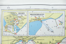 KM Dienst der Hydrografie Koninklijke Marine Examenkaart Vaarbewijzen Den Helder / Markermeer - 40 x 28 cm - origineel