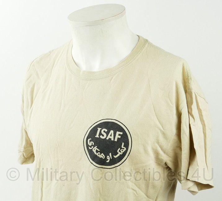 KL T-shirt ISAF Physical Training - maat Medium - gedragen - origineel