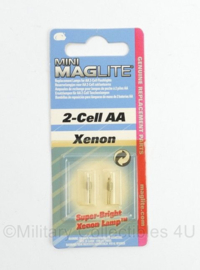 Mini MagLite Replacement Lamps AA 2-Cell AA Xenon - nieuw in verpakking - origineel