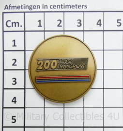 230 Middelzware Transportcompagnie 200 BEVO Transport coin - diameter 3½ cm - origineel