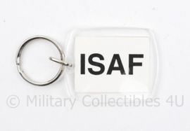 ISAF sleutelhanger - 8,5 x 4 cm - origineel