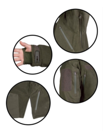 Trilaminaat Fleece jack Green - nieuw gemaakt