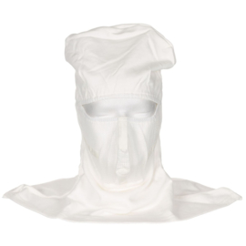 Britse leger Headover balaclava brandvertragen WIT - Hood, Anti Flash White FR - nieuw in verpakking! - origineel