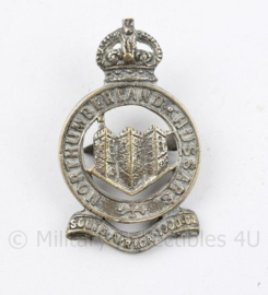 WO2 Canadese cap badge - mist pin - Northumberland Hussars - 4,5 x 3 cm -  origineel