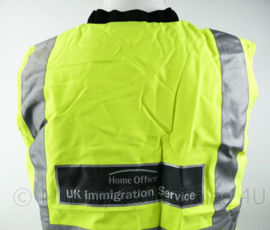 Britse UK Immigration Service Reflecterende jas met ondervest - maat XL - licht gedragen - origineel