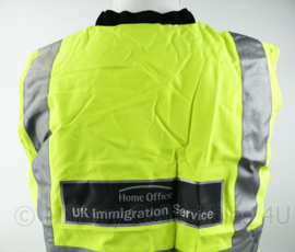 Britse UK Immigration Service Reflecterende jas met ondervest - maat Small - licht gedragen - origineel