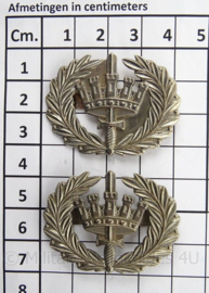 Nederlandse Gemeentepolitie rang voor epauletten - rang Brigadier - afmeting 4 x 3 cm - origineel
