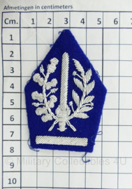 Belgische Gemeentepolitie kraagspiegel paar Adjunct Commissaris  - 7,5 x 5 cm -  origineel