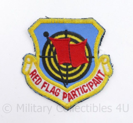 USAF US Air force patch origineel RED flag Participant - 8 x 8 cm - origineel