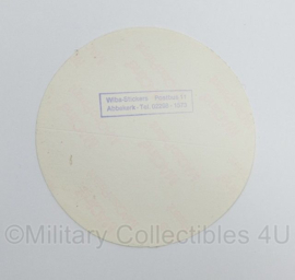 KMARNS Korps Mariniers Amfibische Sektie sticker - diameter 10 cm - origineel