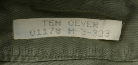Klu Luchtmacht grijze uniform jas met klittenband vlakken - maker Seyntex - maat 51-53 - origineel
