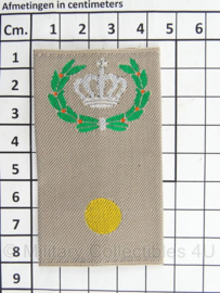KL Landmacht Desert schouder epauletten Adjudant Onderofficier - afmeting 4,5 x 8 cm - origineel