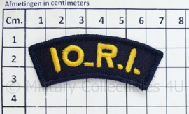 Nederlandse leger 10e Regiment Infanterie straatnamen set - 10.R.I. model 1944-1946 - 7 cm breed