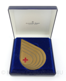 Rode Kruis dankbetuiging voor veertig maal bloedgeven in doosje - origineel