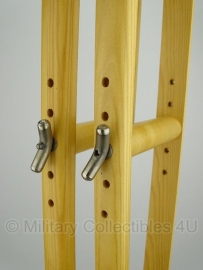 Antieke leger krukken set - hout - 115 cm. lang - origineel