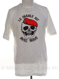 Franse Commando shirt 'le diable ritavec nous' - maat Large- origineel