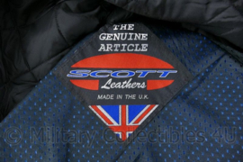 Britse Metropolitan Police Motorcycle jacket Scott Leathers - Splinternieuw   - maat 44 S = Nl 54 Large - origineel