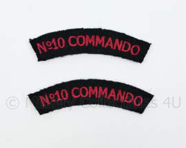 No. 10 Commando straatnamen paar - kleine versie - 7 cm breed