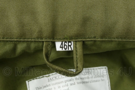 WO2 US M43 field jacket - replica - Groen - US size 42 tm. 48