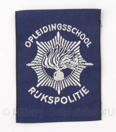 Embleem Opleidingsschool korps rijkspolitie - 5 x 6,5 cm - Origineel