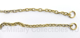 metalen ketting met 2 oogjes - 81 cm - origneel