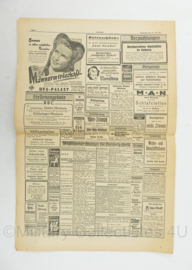 WO2 Duitse krant 8 Uhr Blatt Illustrierte Abendzeitung 26 juni 1941 - 47 x 32 cm - origineel