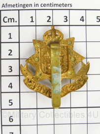 WO2 Britse pet of baret insigne East Surrey Regiment - afmeting 4 x 5 cm - origineel