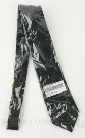 KM Koninklijke Marine mat zwarte Stropdas Mat Zwart Km Lang- 81 cm lang - nieuw in verpakking - origineel