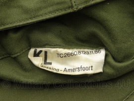 KL Nederlandse leger M58 groene veldpet - 54 tm. 61 cm - origineel