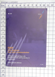KL Nederlandse leger instructiekaarten set ISAF Commandanten en Stress en Preventie Eerste Hulp bij Warmteletsel - origineel
