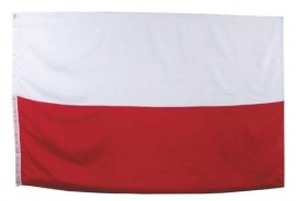 Poolse vlag Polyester - 1 x 1,5 meter