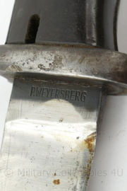 WO2 Duitse K98 bajonet met schede P. Weyersberg - 40 cm lang - origineel
