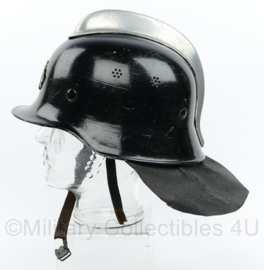 Vintage Brandweer helm met kam - origineel