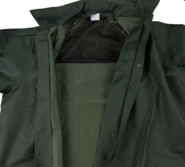 ABL Belgische leger GROENE Seyntex regenjas Vest Regenoverkledij   - nieuw in verpakking - maat Medium   - origineel