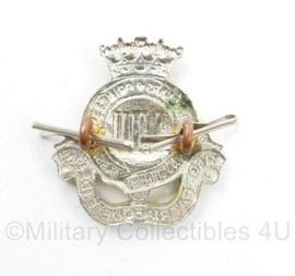 WO2 Canadese cap badge Kings Crown - Canadian Hussars Princess Louise - 3,5 x 4 cm - origineel