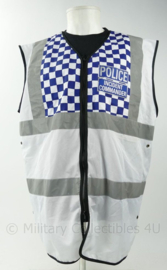 Britse politie Police Incident Commander reflectief hesje - maat Large - origineel