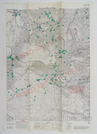 Leger Topografische kaart Kupres Mine Map - 65 x 47 cm - origineel