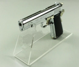 Pistool of revolver standaard van plexiglas