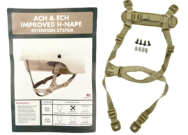 US ACH & ECH Improved H-Nape Retention System kinriem set - nieuw in verpakking - origineel